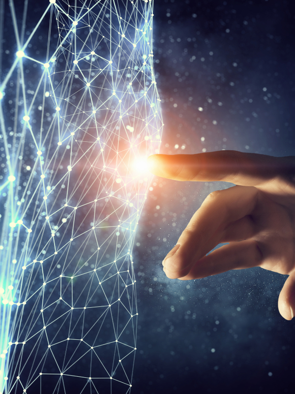 A connected network of dots